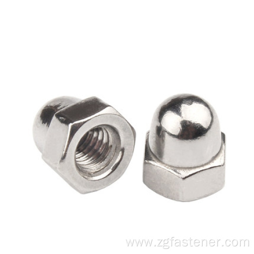 DIN1587 stainless steel Acorn hexagon nuts M4M5M6M8